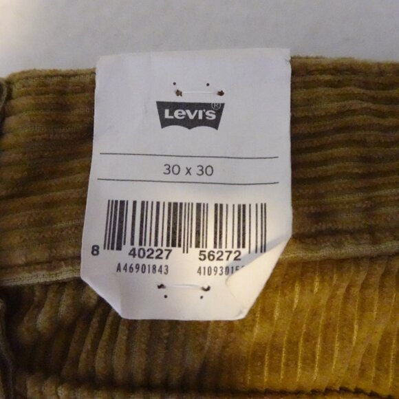 Levi's Corduroy Jeans Women's Size 30x30 Brown Straight Leg Relaxed - Picture 8 of 11